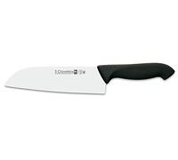 3 CLAVELES CUCHILLO COCINERO SANTOKU Proflex Negro 18 cm - 7" D 3C
