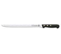 3 CLAVELES CUCHILLO JAMONERO ALVEOLADO I.Pom 30 cm-12" D 3C 00949, Acciaio Inox, Negro
