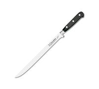 3 CLAVELES CUCHILLO JAMONERO FORJADO Forge 25 cm-10" E 3C 01566, Negro