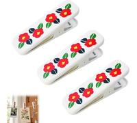 3 clip da donna giapponesi, kimono giapponese, kimono giapponese, clip per condimenti in silicone, accessori tradizionali per kimono kimono kitsuke hold clip, accessori per sashes (fiori)