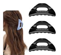 3 clip per capelli da donna, comode clip per capelli, in acrilico French Cloud Hair Clip, adatte per capelli spessi, sottili, ricci, tutti i tipi di capelli, morbidi, flessibili e non scivolano