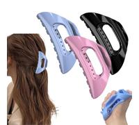 3 clip per capelli da donna, comode clip per capelli, in acrilico French Cloud Hair Clip, adatte per capelli spessi, sottili, ricci, tutti i tipi di capelli, morbidi, flessibili e non scivolano