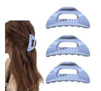 3 clip per capelli da donna, comode clip per capelli, in acrilico French Cloud Hair Clip, adatte per capelli spessi, sottili, ricci, tutti i tipi di capelli, morbidi, flessibili e non scivolano