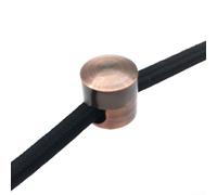 3 clip per cavi in alluminio, organizer per fili metallici e portacavi per scrivania, parete o soffitto, compatibili con fili rotondi o piatti di diametro inferiore a 7 mm (bronzo rosso)