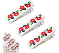 3 clip per kimono giapponesi da donna, per kimono giapponese, per kimono tradizionale e kimono kitsuke, clip in silicone giapponese, per kimono Yukata (fiore)