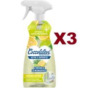 3 COCCOLATEVI VETRI E SUPERFICI SPRAY LIMONE E LEMONGRASS ASCIUGA RAPIDO 625ML