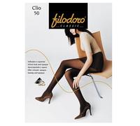3 Collant donna Filodoro microfibra 50den coprente tuttonudo -Microfibra Clio 50