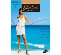 3 Collant donna Filodoro velatissimi opaco 8 denari tuttonudo Absolute Summer 8