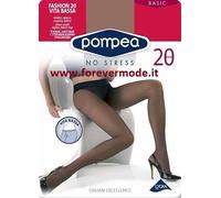 3 Collant donna Pompea Fashion 20 opachi con corpino vita bassa art Fashion 20VB