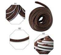 3 Colori 10m Autoadesivo Paraspifferi Spazzola Porta Finestra Sigillato Strappo