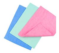 3 colori a confezione da timbri Shammy Stamping Tool Pulizia panni in camoscio Facile da pulire per francobolli, timbro per la pulizia dei timbri e forniture artigianali