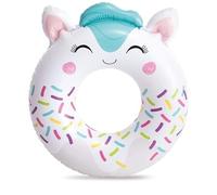 [3 COLORI] Salvagente Gonfiabile 76cm Ciambella per Piscina Mare Animali 266NP