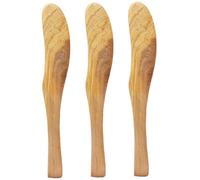 3 coltelli da burro spalmabili, coltelli da burro in legno da 6, 7 pollici, spalma sandwich facili da pulire per marmellata, formaggio, panna, pane, colazione, picnic