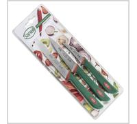 3 COLTELLI SPELUCCHINO+POMODORO+VERDURA SANELLI PREMANA PROFESSIONAL