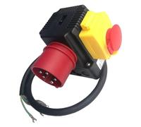 3 commutatori industriali di fase 400V con l'inversione di fase & la funzione di arresto delle emergenze con i commutatori della macchina del cavo per la fabbrica