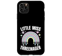 3 ° compleanno 3 anni Little Miss Threenager Girls Custodia per iPhone 11 Pro Max
