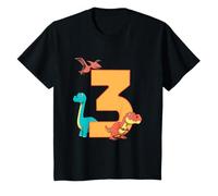 3 Compleanno Bambini Dinosauro - Regalo Di 3 Anni Maglietta
