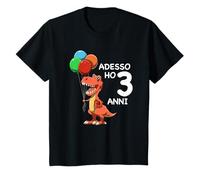 3 Compleanno Bambini & Dinosauro - Regalo Di 3 Anni Maglietta