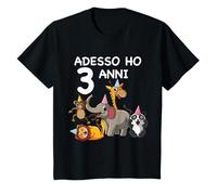 3 Compleanno Bambini & Zoo - Regalo Di 3 Anni Maglietta
