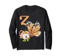 3° compleanno farfalla festa ragazze arancione floreale bambini tre Maglia a Manica