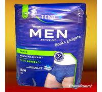 3 Conf. (24 Pants Tg.S/M) Tena Men Plus Mutandina Assorbente per Perdite Urine