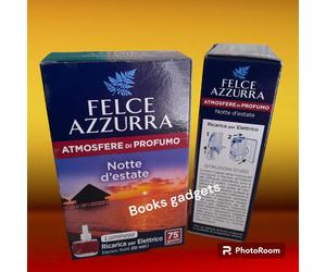 3 Conf. Felce Azzurra Notte D'estate Ricarica per Diffusore Elettrico Luminoso