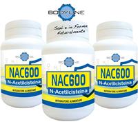 3 conf. NAC 600 N-ACETILCISTEINA rigenera il GLUTATIONE, DIFESA AUMENTATA
