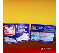 Omino Bianco Sbianca Lana in Polvere Formula Smacchia Capi Bianchi 20 Lavaggi