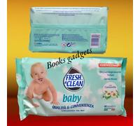 3 Conf. (Tot.144 Salviette) Fresh & Clean Salviettine Igienizzanti con Camomilla