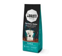 3 Confezioni Caffè Macinato Perfetto Moka Dek Bialetti da 250 g Decaffeinato