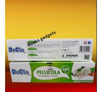 3 Confezioni DeCla Pellicola per Alimenti Antiaderente Elastica 300 Metri