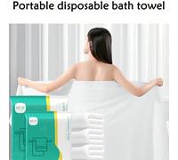 3 confezioni di asciugamani da bagno monouso portatili, più grandi e più spessi, confezionati singolarmente, morbidi, delicati sulla pelle, confortevoli, con forte assorbimento dell'acqua, adatti per