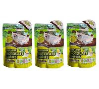 3 Confezioni di Caramelle Gommose COKOC Egg Triple-Layer Black Chocolate 3 Strati Croccante, Cioccolato e Gummy 90 Grammi