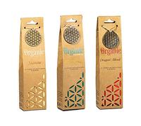 3 Confezioni di coni d'incenso di 3 differenti profumazioni (Salvia Bianca, Sangue di Drago e Gelsomino)