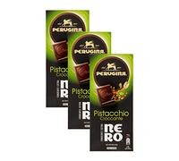 3 Confezioni di Nero Perugina Fondente Extra Pistacchio Croccante