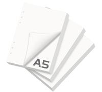 3 Confezioni di Ricarica di Carta A5, 180 Fogli di Carta a Vuoto con 6 Fori Formato A5, Ricariche di Cartas per Appunti, Agende, Planner, Diari, Schizzi