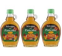 3 confezioni di Sciroppo per pancake Canadese Old Fashioned Maple Crest 250 ml