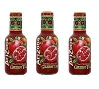 3 Confezioni di Tè verde aromatizzato al melograno -ARIZONA POMEGRANATE- 500ml