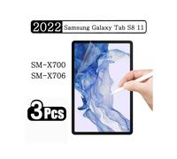 (3 confezioni) Pellicola simile alla carta per lo schermo del tablet Samsung Galaxy Tab S8 11 2022 SM-X700 SM-X706