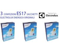 3 CONFEZIONI SACCHETTI ELECTROLUX ES17 ULTRAENERGICA ORIGINALI EENB52CB