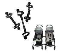 3 connettori per passeggino Twins, connettore di sicurezza portatile universale per passeggino.