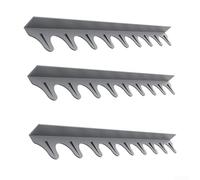 3 coperture in silicone per stufa, resistenti al calore | Antipolvere e grasso per barriera di tenuta, facile da pulire, per gamma elettrica a gas, nero