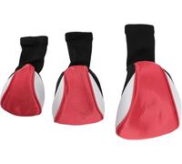 3 coperture per mazze da club con etichette intercambiabili, tessuto composito in nylon traspirante, antigraffio, copertura protettiva per mazze da 1, 3, 5, con numeri rotanti, bel design