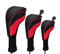 3 coperture per mazze da golf, per driver e fairway, accessori per mazze da graffi e danni, con una migliore protezione e convenienza
