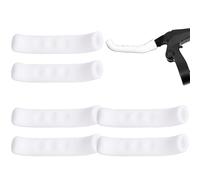 3 coppie impugnature per freni, coperture per leva del freno in silicone non shock e shock, maniglia comfort resistente all'usura bianca per strada e mountain bike