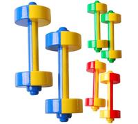 3 coppie per bambini manubri set 7.87x3.15 Piccole educative Peso sicuro manico ergonomico giocattoli di fitness per ragazzi ragazze
