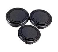 3 copriobiettivo universale a scatto per mini videocamera DV, nero, 34 mm