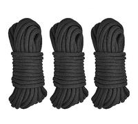 3 Corde Intrecciate Nere, Banda Elastica Per Lo Yoga Al Coperto, Attrezzature Di Allenamento Leggere E Portatili, Adatte Per L'Allenamento Al Coperto