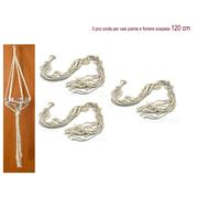 3 corde per piante vasi fioriere sospesi supporto soffitto balcone giardino deco