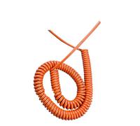 3-core 1mm ² spring spiral telescopic cable, used for industrial equipment and electronic circuit wiring(Stretch 11Meters)